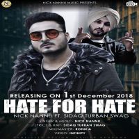 Hate For Hate Nick Nannu, Sidaq Turban Swag Mp3 Song Download